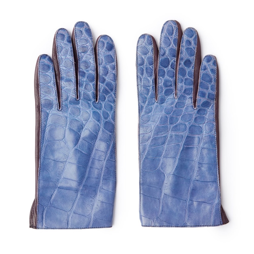 CLUB MONACO ALLIGATOR LEATHER GLOVES